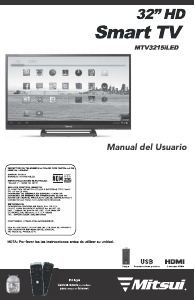 Manual de uso Mitsui MTV3215iLED Televisor de LCD