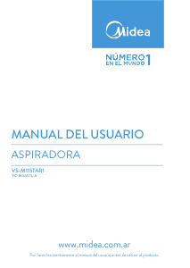 Manual de uso Midea VC-M42A11L-A Aspirador