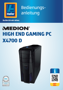 Bedienungsanleitung Medion Erazer X4700D Desktop