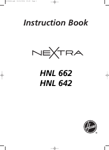Manual Hoover HNL 642 Nextra Washing Machine