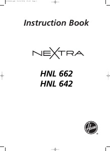 Manual Hoover HNL 662 Nextra Washing Machine