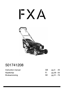 Manual FXA G46SHL-B Lawn Mower