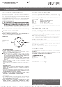 Manual Eurochron EAU 100 Watch