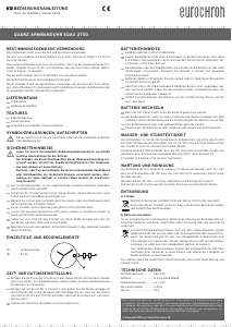 Bedienungsanleitung Eurochron EQAU 2700 Armbanduhr