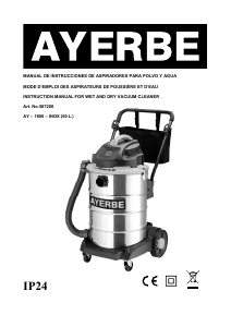 Manual de uso Ayerbe AY 1600 Aspirador