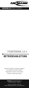 Bedienungsanleitung Ansmann 10.4 Ladegerät