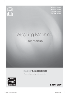 Manual Samsung WA45M7050AW Washing Machine