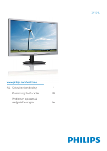 Handleiding Philips 241S4L LCD monitor