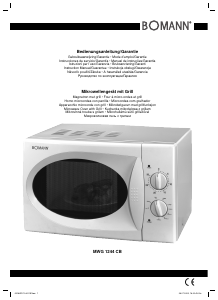 Manual Bomann MWG 1244 CB Microwave