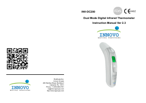 Manual Innovo INV-DC200 Thermometer