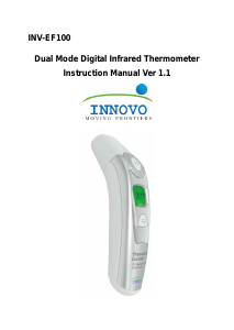 Manual Innovo INV-EF100 Thermometer