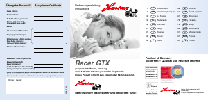 Manuál Hartan Racer GTX Kočárek