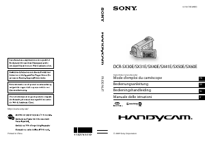 Handleiding Sony DCR-SX40E Camcorder