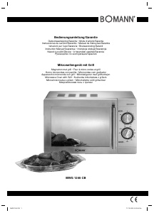 Manual Bomann MWG 1245 CB Microwave