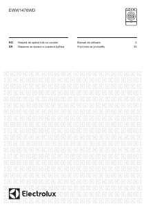 Manual Electrolux EWW1476WD Mașină de spalat cu uscator