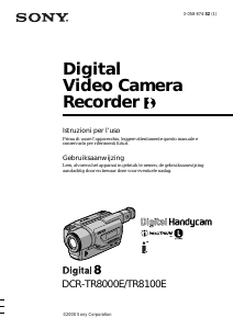 Manuale Sony DCR-TR8000E Videocamera