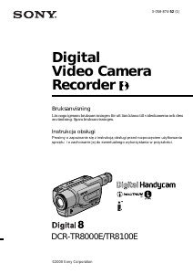 Bruksanvisning Sony DCR-TR8100E Videokamera