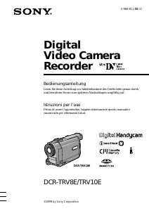 Manuale Sony DCR-TRV8E Videocamera