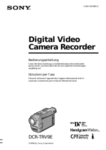 Manuale Sony DCR-TRV9E Videocamera