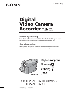 Bedienungsanleitung Sony DCR-TRV12E Camcorder