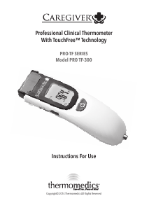 Handleiding Caregiver PRO TF-300 Thermometer