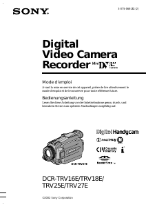 Bedienungsanleitung Sony DCR-TRV18E Camcorder