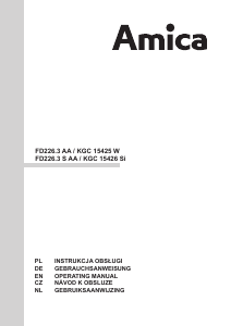 Manual Amica KGC 15425 W Fridge-Freezer