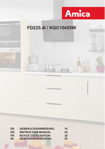 Manual Amica KGC 15455 W Fridge-Freezer