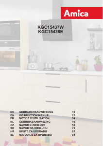 Manual Amica KGC 15437 W Fridge-Freezer