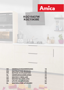 Manual Amica KGC 15438 E Fridge-Freezer