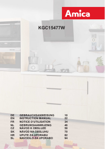 Mode d’emploi Amica KGC 15477 W Réfrigérateur combiné
