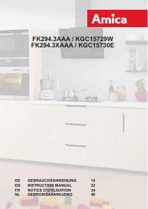 Manual Amica KGC 15730 E Fridge-Freezer