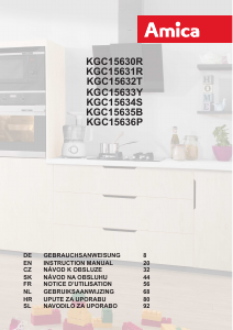 Mode d’emploi Amica KGC 15630 R Réfrigérateur combiné