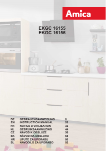 Mode d’emploi Amica EKGC 16155 Réfrigérateur combiné