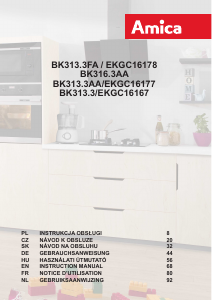 Manual Amica EKGC 16177 Fridge-Freezer