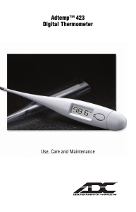 Manual ADC Adtemp 423 Thermometer