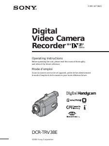 Manual Sony DCR-TRV38E Camcorder