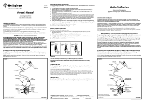 Manual de uso Westinghouse 63437A Lámpara