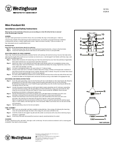 Manual de uso Westinghouse 6000400 Lámpara