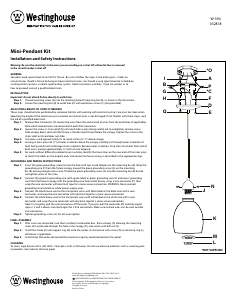 Manual de uso Westinghouse 6100900 Lámpara