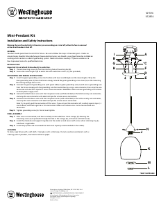 Manual Westinghouse 6101600 Lamp