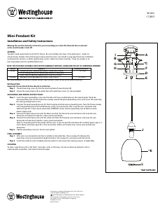 Handleiding Westinghouse 6103000 Lamp