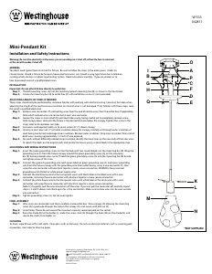 Handleiding Westinghouse 6106000 Lamp