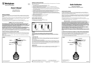 Manual de uso Westinghouse 6106200 Lámpara