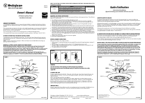 Mode d’emploi Westinghouse 6106600 Lampe