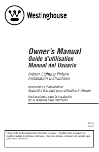 Manual Westinghouse 6220600 Lamp