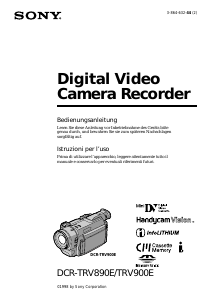 Bedienungsanleitung Sony DCR-TRV890E Camcorder