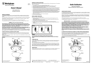 Manual de uso Westinghouse 6304800 Lámpara