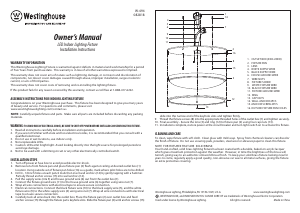 Manual de uso Westinghouse 6307800 Lámpara