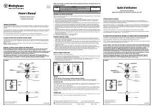 Manual de uso Westinghouse 6307900 Lámpara